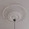 Ekena Millwork 38 1/2-in. OD x 35 1/4-in. ID x 1 5/8-in. W x 3/4-in. P Oxford Ceiling Ring Kit CRK38OX